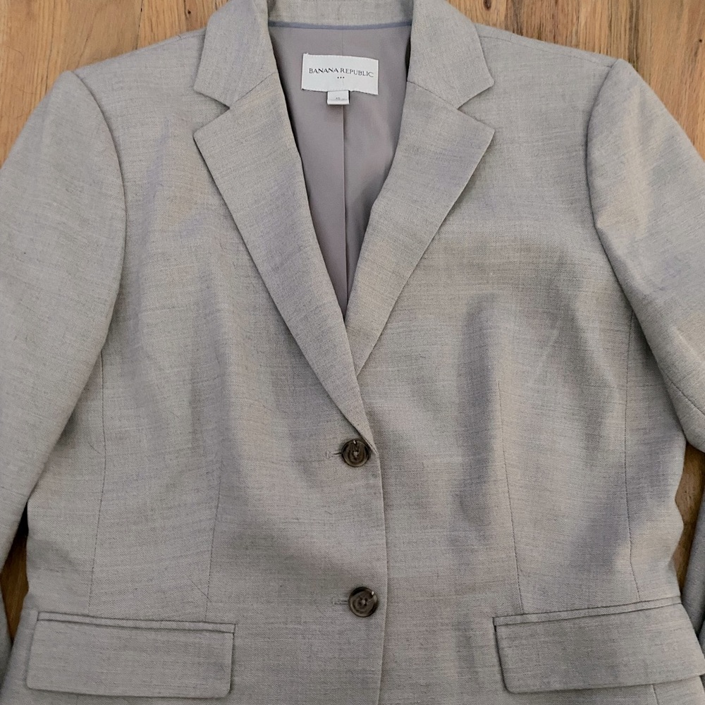 Banana Republic Double Breasted suit jacket